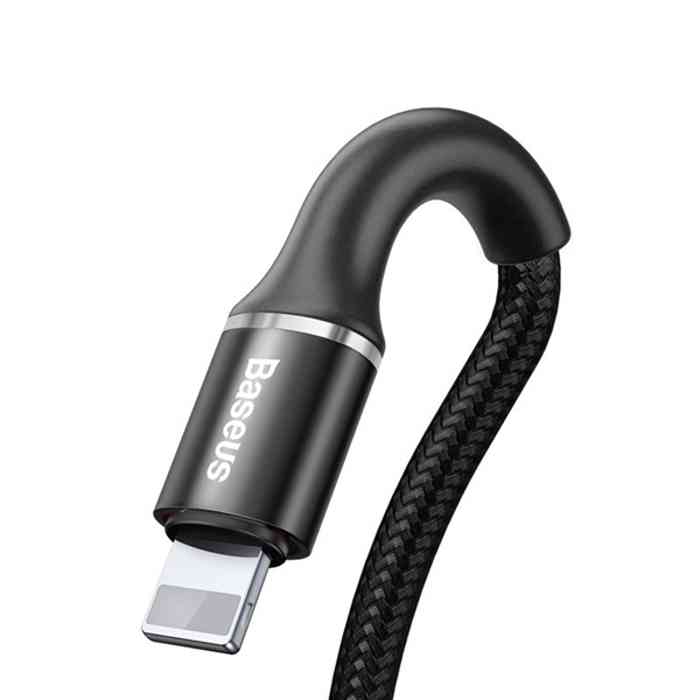 Baseus Halo Data Cable USB For iPhone 2.4A 0.5m